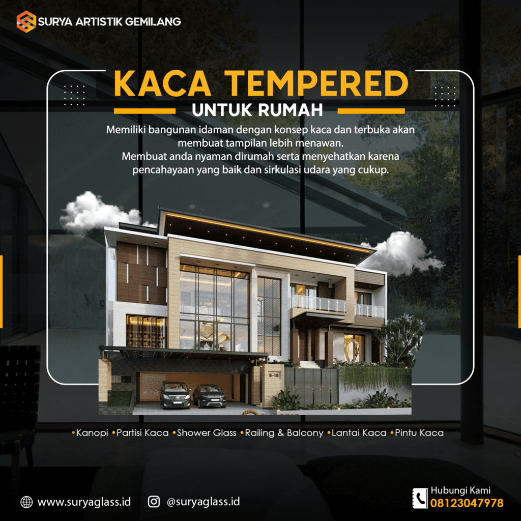 kaca tempered sidoarjo
