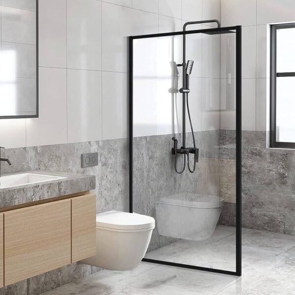 kaca kamar mandi frame panel