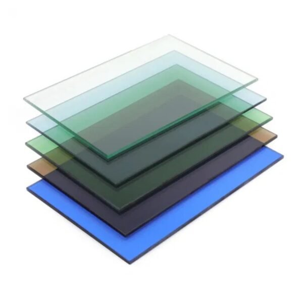 kaca tempered warna