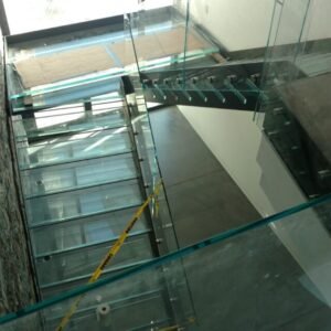 lantai kaca railing