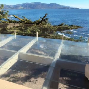 lantai kaca tempered balkon