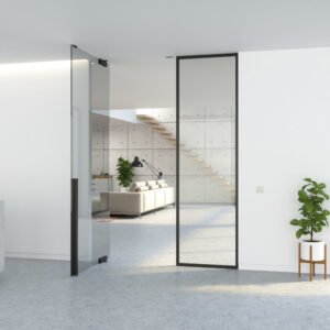 pintu kaca frame simpel