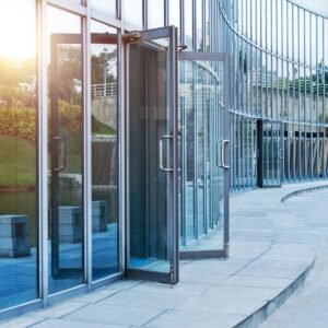 pintu kaca laminated tebal