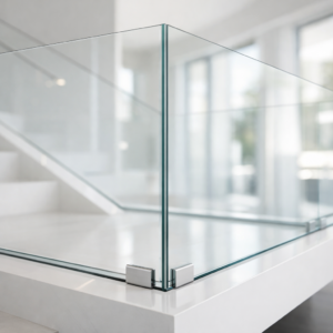 railing frameless kaca tempered