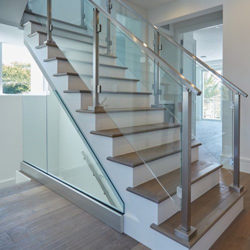 railing kaca tempered tangga